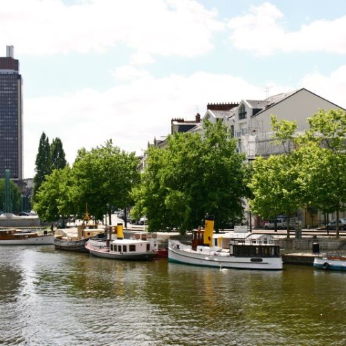 Coup d'envoi des travaux de la Tour Bretagne à Nantes