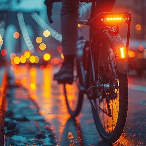 Apprendre à être vu et voir sans danger à vélo : stand de sensibilisation à Clermont-Ferrand