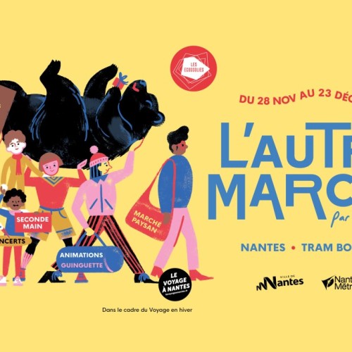 Un marché éthique et solidaire dans le centre-ville de Nantes ️