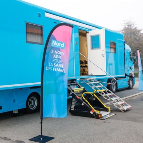 Le département du Nord lance son camion santé pour proposer des dépistages du cancer du sein