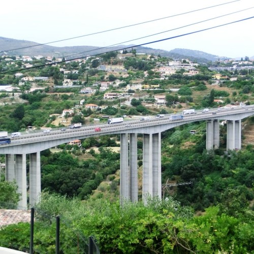Le 17 novembre 1983, les Niçois circulaient sur le Viaduc du Magnan 