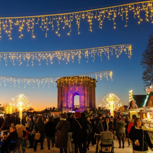 Coup d'envoi du Marché de Noël au Peyrou