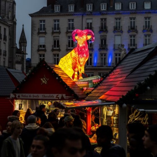 Le marché de Noël s'installe à Nantes