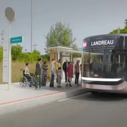 Des minibus autonomes entre Carquefou et Nantes 