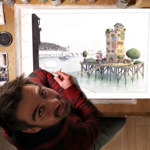 Olivier Chéné, illustrateur nantais