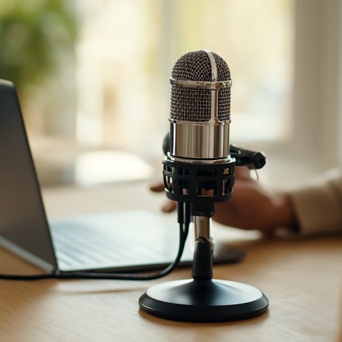 Un studio de podcast éphémère dans une bibliothèque à Rouen