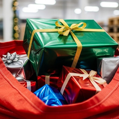 Une distribution de cadeaux pour égayer les fêtes près de Rouen