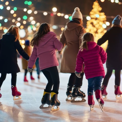 Le 105 se transforme en patinoire féérique pour les fêtes à Rouen