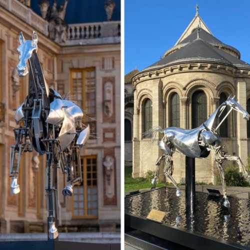 Zeus, le cheval mécanique des JO, est de retour à Paris