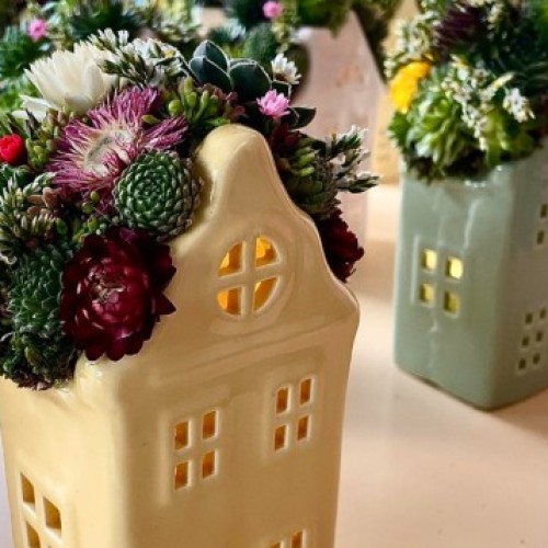 Des créations florales à base de plantes grasses signées Marjorie Duquennoy
