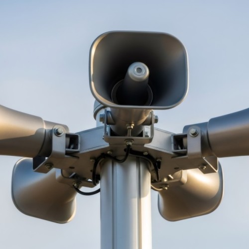 Une sirène pour tester le dispositif de sécurité sur l’Île d’Empalot