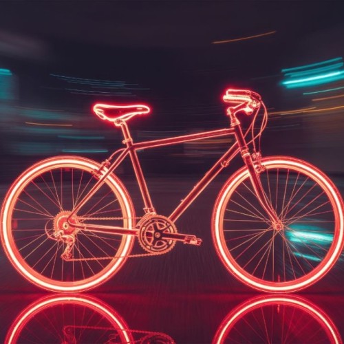 Éclairer la rue à vélo à Grenoble