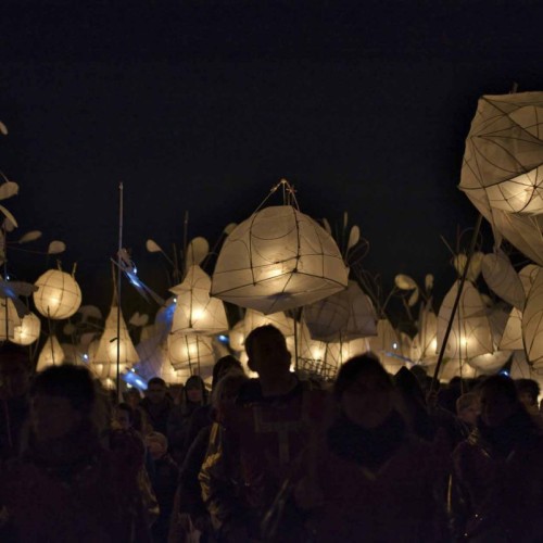 Une parade de lanternes près de Nantes