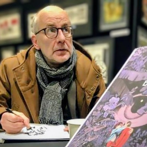 Blutch en dédicace à Strasbourg