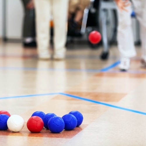 Le championnat régional de boccia organisé près de Rouen