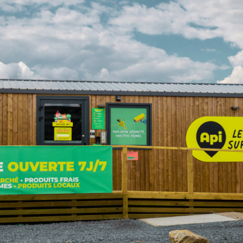 Une supérette automatisée avec des produits locaux près de Rouen