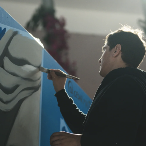 Psyché et l’amour : la dernière fresque de César Malfi inaugurée aujourd’hui ️