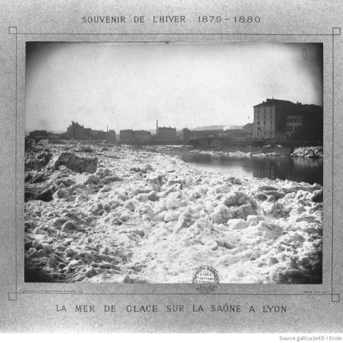 Quand la Saône gelait et paralysait Lyon