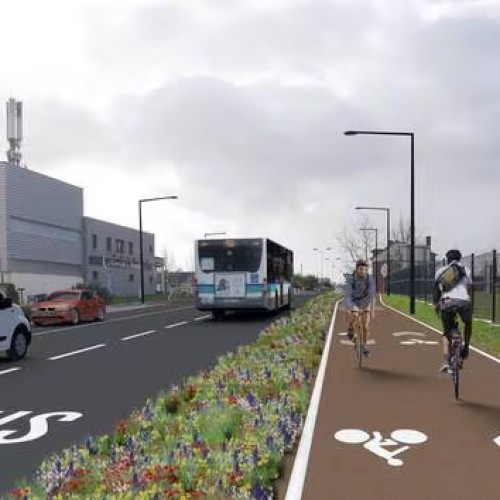 Au nord de Rennes, une nouvelle piste cyclable mise en service