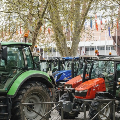 Des tracteurs en ville 