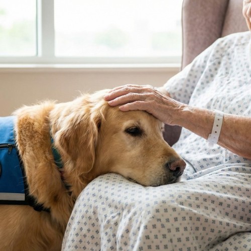 La zoothérapie au service du bien-être des personnes âgées près de Clermont-Ferrand
