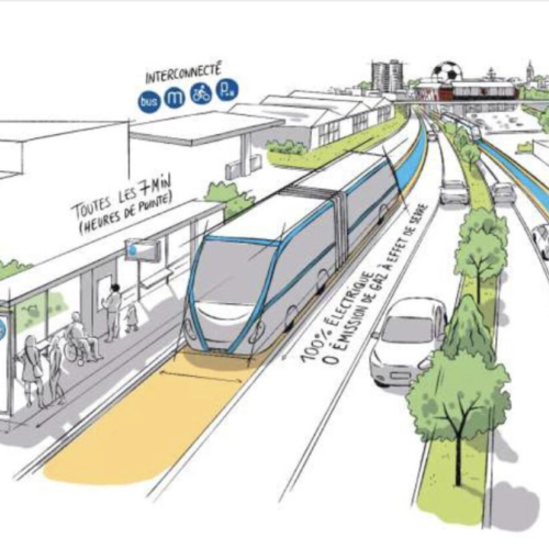 Trambus T1 à Rennes : une réunion publique d'avant-projet pour le secteur Guilloux, Lorient et Le Mail