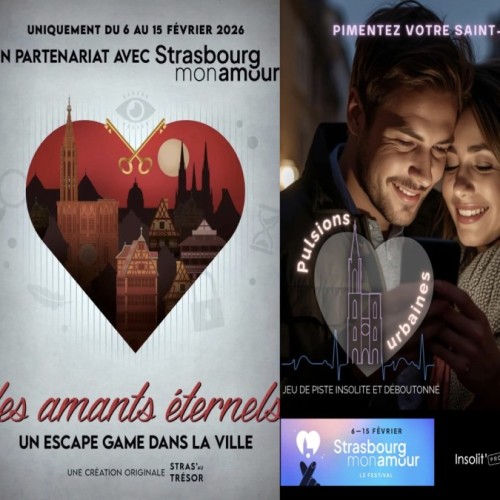 Trois escape game pour la Saint Valentin à Strasbourg