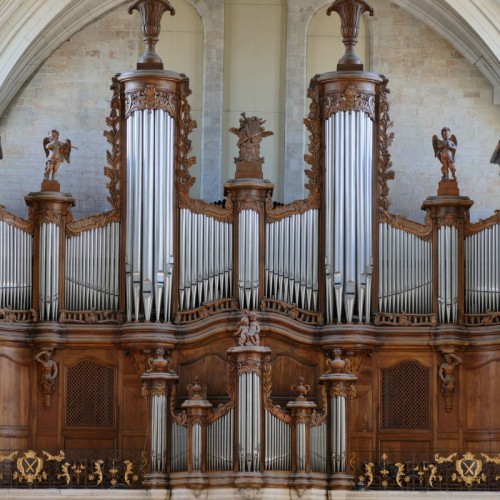 Le grand orgue de la cathédrale de Bordeaux en travaux