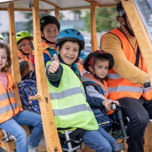Le vélobus, petit véhicule pour grand impact 