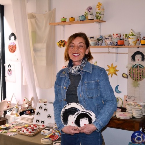 Sophie Massault, une rare peintre sur porcelaine