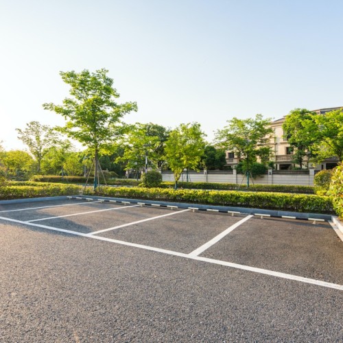 Nouveau parking à Cournon-d’Auvergne, près de Clermont-Ferrand