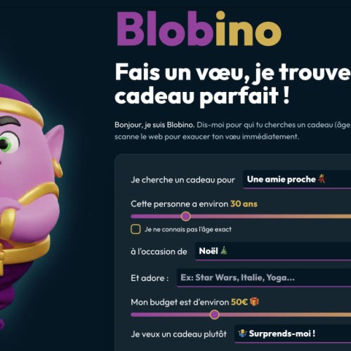 Rennes : Blobino, un générateur d'idées cadeaux gratuit propulsé par l'IA