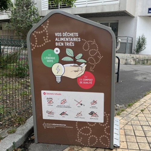 Les bornes à déchets alimentaires arrivent à Cenon