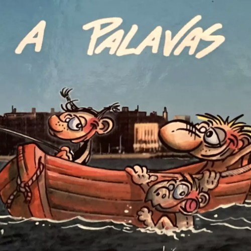 Gaston sort ses crayons à Palavas-les-Flots