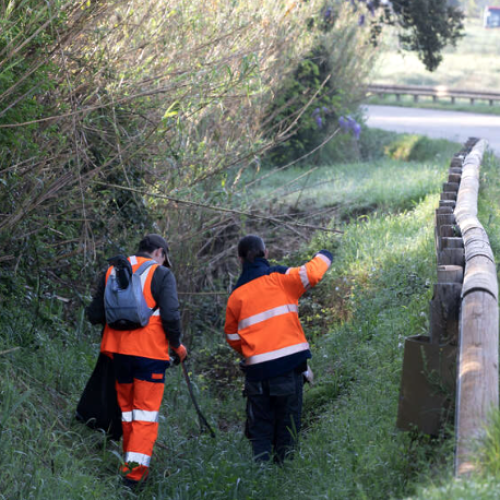Grand nettoyage de printemps sur les routes et les pistes cyclables du département
