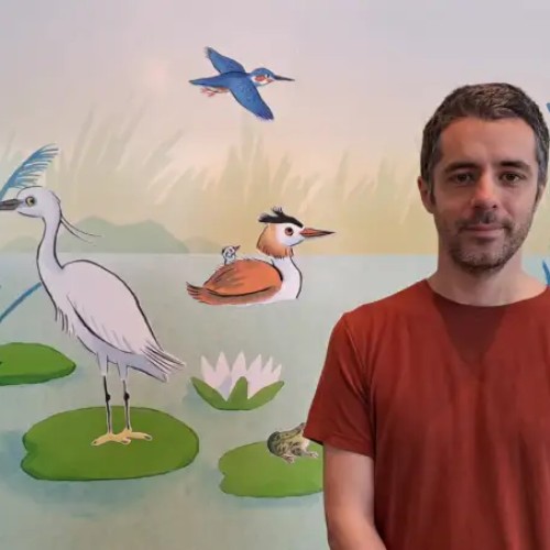 Rennes : l'illustrateur Mickaël Jourdan investit les Champs Libres avec une installation participative destinée aux enfants