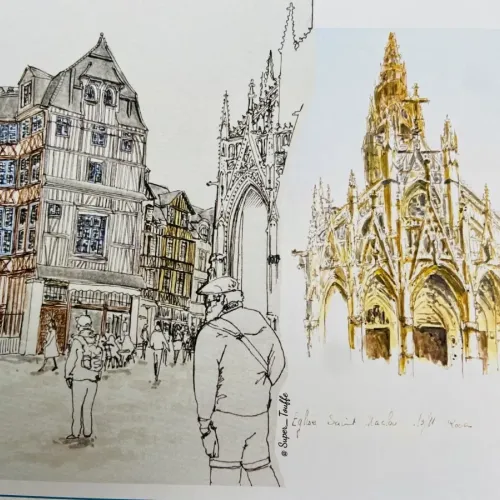 Trois jours pour croquer la ville de Rouen