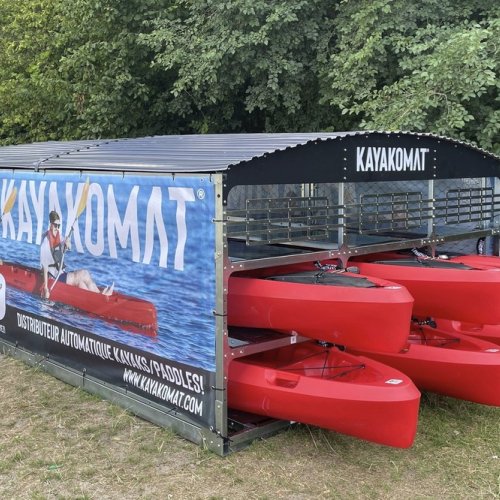 Des kayaks en libre-service au Baggersee