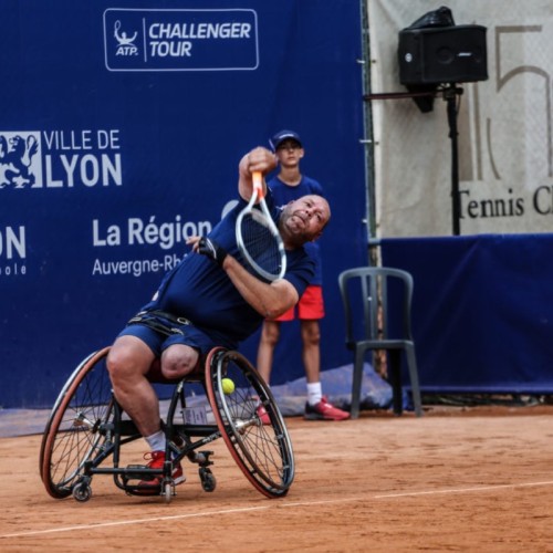 David Dalmasso, l'éboueur lyonnais amputé devenu champion du monde de tennis-fauteuil