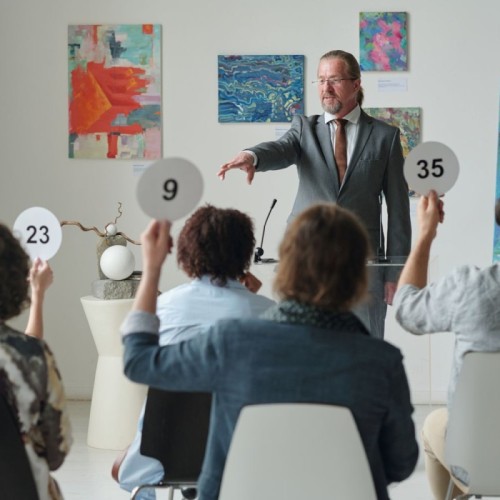 Une vente aux enchères rare