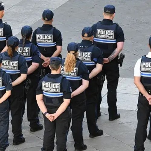 La police municipale de Lyon à l’honneur lors d'une cérémonie publique
