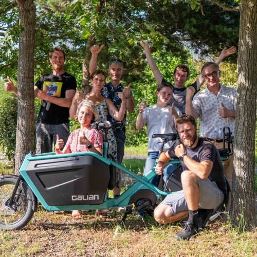 Mobilité : près de Rennes, la marque familiale Galian propos des vélos-cargos d'occasion