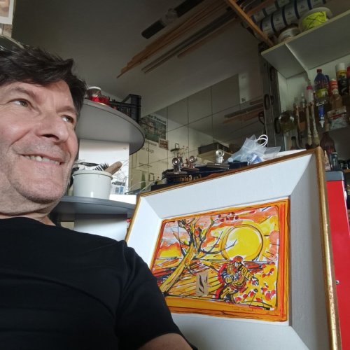 100 peintures en 24h, le défi de Sauveur Pascual